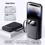 Compact And Portable Large Capacity Portable Power With Cable