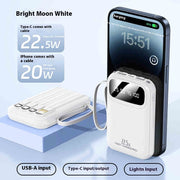 Compact And Portable Large Capacity Portable Power With Cable