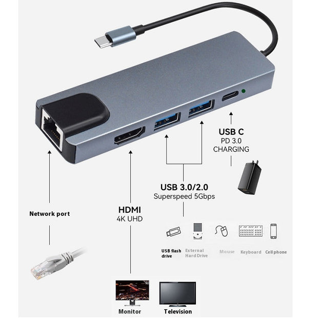 Five-in-one Expansion Dock
